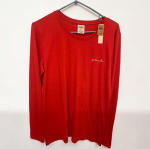 PINK Victoria's Secret Long Sleeve Tee NWT